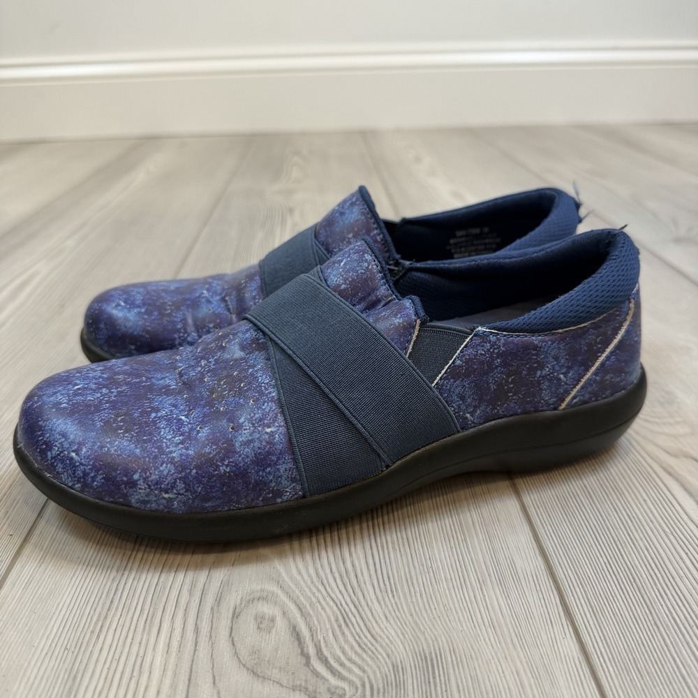 Alegria‎ Savvie Odyssey Size 38 8 Blue Women Comfortable Career Nurse Work Shoes